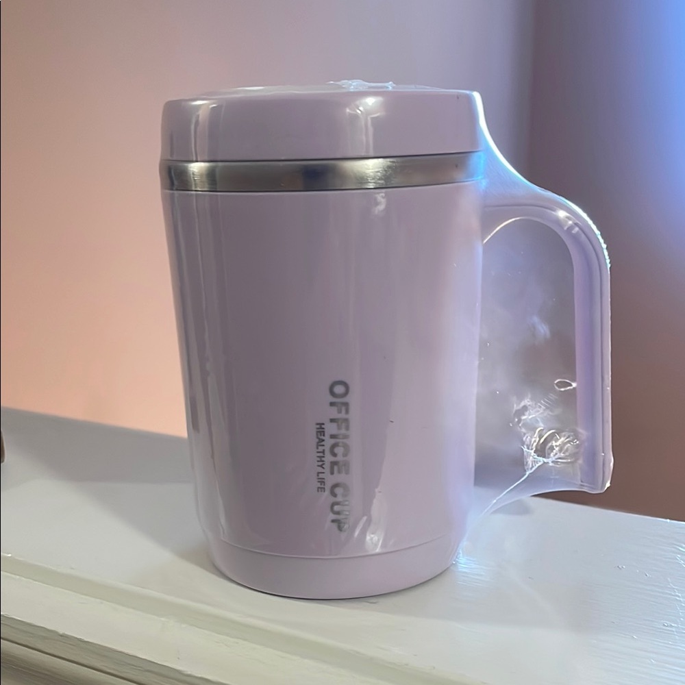 Lavender Office Cup with Handle